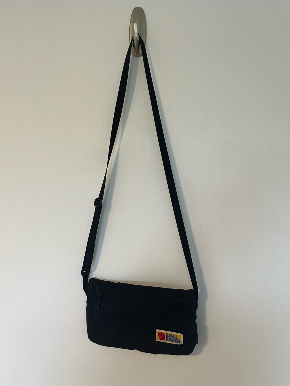 Fjallraven Black Compact Crossbody Belt Bag